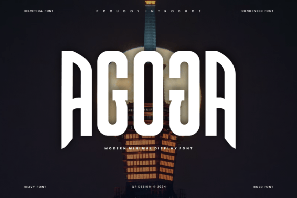 Agoja: A Modern Sans Serif Typeface for Editorial Design
