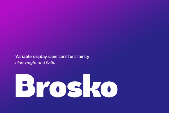 Brosko Typeface: Elevate Your Small Business Brand Identity