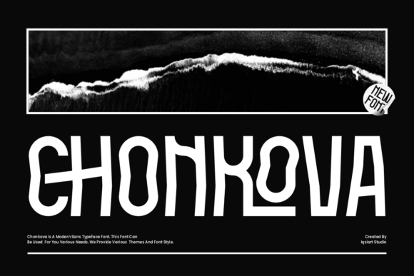 Chonkova: A Quirky Sans Serif for Modern Editorial Design