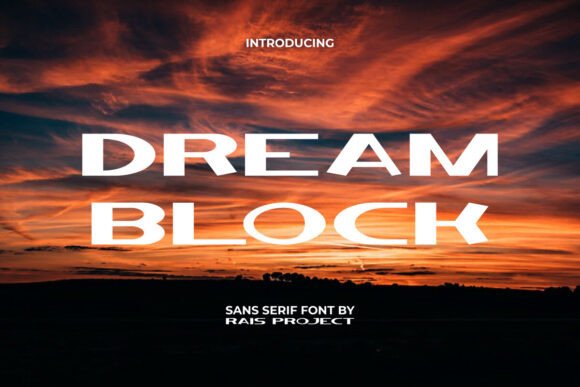 Dream Block: A Modern Typeface for Editorial Excellence