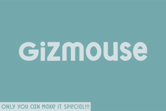 Gizmouse: The Unique Sans Serif Typeface for Standout Digital Marketing