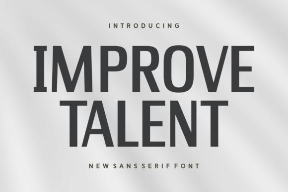 Improve Talent Typeface Review for Digital Branding