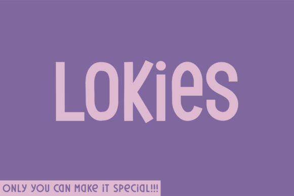 Lokies Typeface: A Unique Sans Serif for Modern Brand Identity
