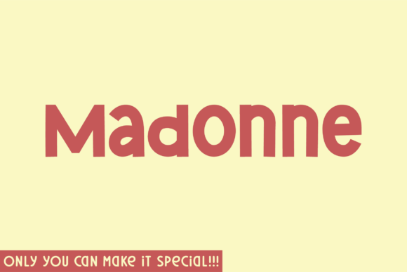Madonne: The Unique Sans Serif Typeface for Polished Brand Identity