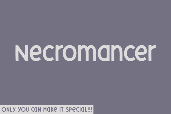 Necromancer: A Unique Sans Serif for Modern Web Design