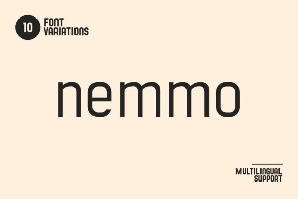 Nemmo Typeface: A Designer’s Take on Modern Brand Identity
