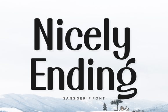 Nicely Ending: The Friendly Sans Serif for Engaging Digital Content
