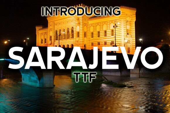 Sarajevo Typeface: A Modern Sans Serif for Handmade Products