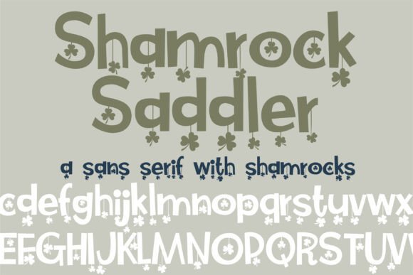 Shamrock Saddler: A Whimsical Sans Serif for Digital Branding