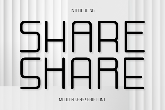 Share Share: A Modern Sans Serif for Polished Digital Branding