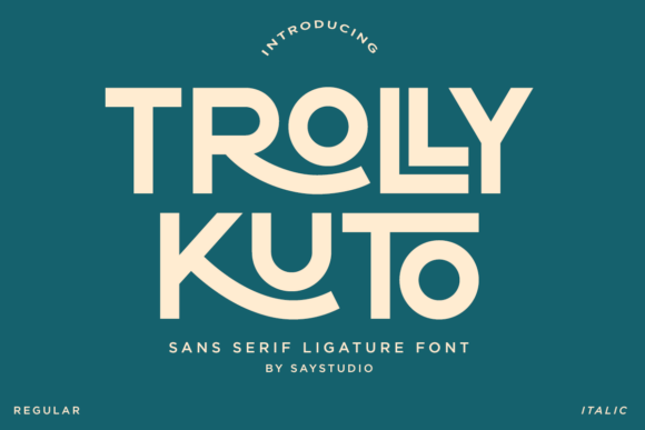 Trolly Kuto: A Modern Font for Your Small Business Branding