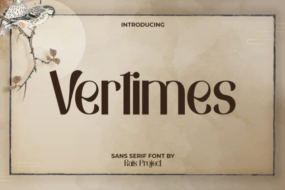Vertimes Typeface: Elevating Small Business Brand Identity