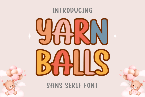 Yarn Balls Font: A Playful Typeface for Modern Web Design